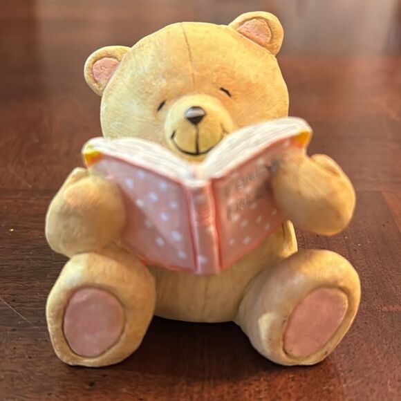 FOREVER FRIENDS Andrew Brownsword Teddy Bear reading Book Figurine - Picture 7 of 7
